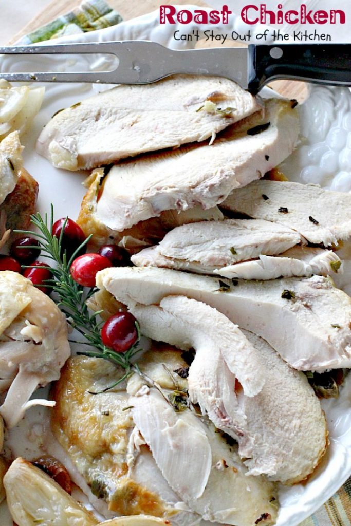 Roast Chicken | Can't Stay Out of the Kitchen | quick, easy & delicious way to make a homemade #rotisserie #chicken. #glutenfree