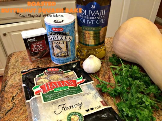Roasted Butternut Squash Bake | Can't Stay Out of the Kitchen | this fabulous #butternutsquash #casserole is terrific for #Thanksgiving or #Christmas #holiday dinner menus. It's pretty easy to make but uses a six-cheese #Italian #cheese blend to add a wonderful cheesiness to the #recipe. #glutenfree #healthy, #cleaneating