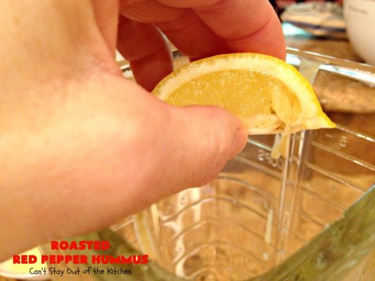 Roasted Red Pepper Hummus | Can't Stay Out of the Kitchen | this is one of the most delectable #hummus #recipes on the planet! It is absolutely succulent & amazing. It's a wonderful treat with #VeggieDippers if you're looking for a #healthy, #LowCalorie, #GlutenFree & #Vegan snack. #appetizer #tailgating #RoastedRedPepperHummus #VeganAppetizer #GlutenFreeAppetizer