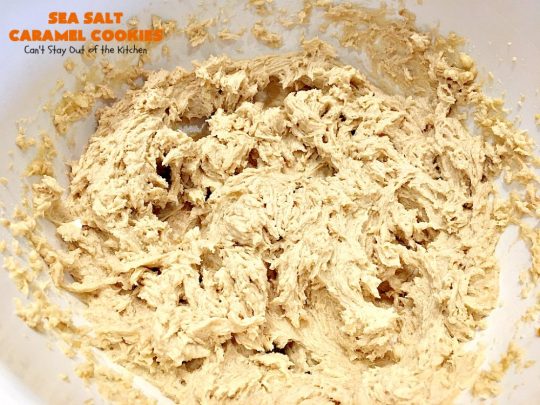 Sea Salt Caramel Cookies | Can't Stay Out of the Kitchen | these amazing #caramel #cookies will rock your world! Great for summer #holidays, Backyard BBQs, Back-to-school parties & family reunions. #dessert