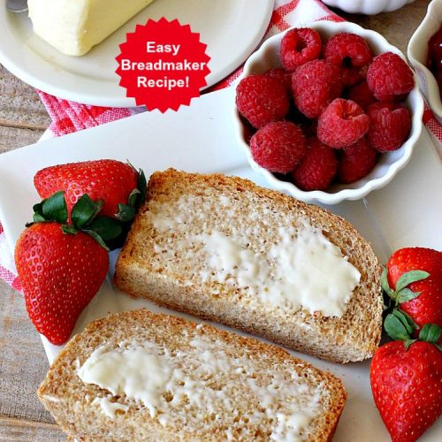 Seven Grain Bread | Can't Stay Out of the Kitchen | this delicious home-baked #bread is perfect for either #breakfast or dinner. It's also incredibly easy since it's made in the #breadmaker. This #recipe uses #VitalWheatGluten so it's light and fluffy. #SevenGrainCereal #SevenGrainBread