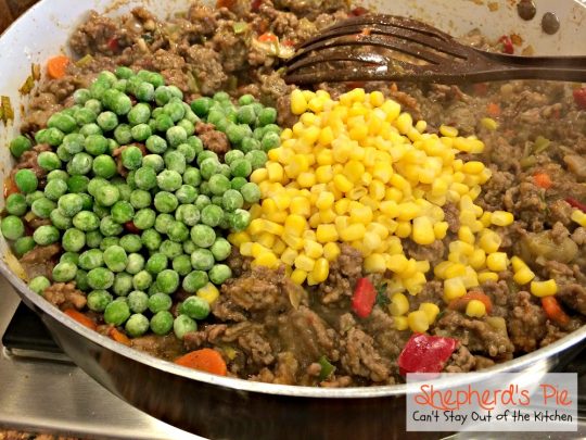 Shepherd's Pie | Can't Stay Out of the Kitchen | the BEST #Shepherd'sPie ever! Love this recipe. #beef #glutenfree #potatoes #Italiansausage