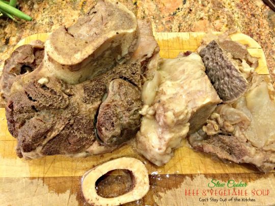 Slow Cooker Beef and Vegetable Soup | Can't Stay Out of the Kitchen | wonderful #slowcooker #soup chocked full of #veggies. #glutenfree