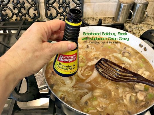 Smothered Salisbury Steak with Mushroom Onion Gravy | Can't Stay Out of the Kitchen | this is the BEST #SalisburySteak I've ever eaten. Tender, mouthwatering, amazing! #beef #steak #glutenfree