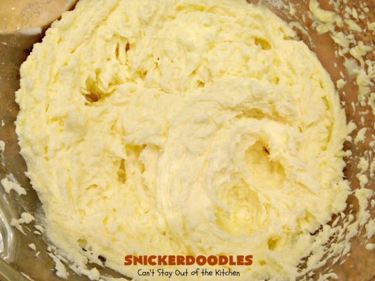 Snickerdoodles | Can't Stay Out of the Kitchen | the BEST #Snickerdoodles #recipe ever! These are our favorite #cookies. Terrific for #potluck & #Tailgating parties. Every bite will have you in ecstasy! #cinnamon #dessert #SnickerdoodlesDessert #CinnamonDessert #FavoriteSnickerdoodlesCookies