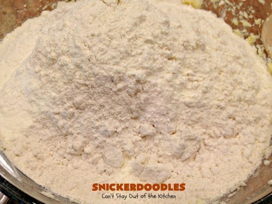 Snickerdoodles | Can't Stay Out of the Kitchen | the BEST #Snickerdoodles #recipe ever! These are our favorite #cookies. Terrific for #potluck & #Tailgating parties. Every bite will have you in ecstasy! #cinnamon #dessert #SnickerdoodlesDessert #CinnamonDessert #FavoriteSnickerdoodlesCookies