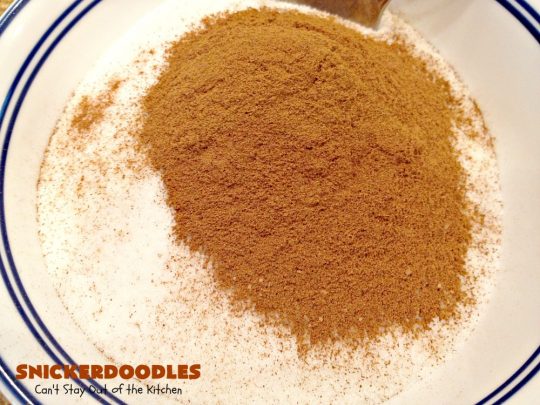 Snickerdoodles | Can't Stay Out of the Kitchen | the BEST #Snickerdoodles #recipe ever! These are our favorite #cookies. Terrific for #potluck & #Tailgating parties. Every bite will have you in ecstasy! #cinnamon #dessert #SnickerdoodlesDessert #CinnamonDessert #FavoriteSnickerdoodlesCookies