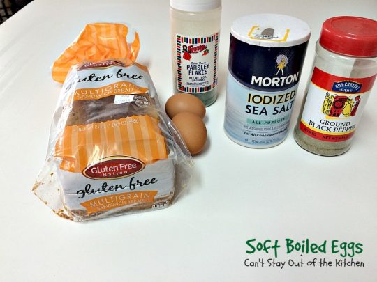 Soft Boiled Eggs | Can't Stay Out of the Kitchen | this scrumptious #breakfast entree is so quick and easy to make yet, very big on taste. I used #glutenfree #bread. #eggs