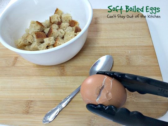 Soft Boiled Eggs | Can't Stay Out of the Kitchen | this scrumptious #breakfast entree is so quick and easy to make yet, very big on taste. I used #glutenfree #bread. #eggs