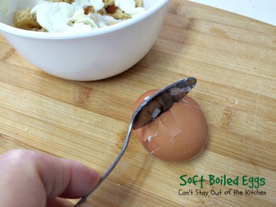 Soft Boiled Eggs | Can't Stay Out of the Kitchen | this scrumptious #breakfast entree is so quick and easy to make yet, very big on taste. I used #glutenfree #bread. #eggs