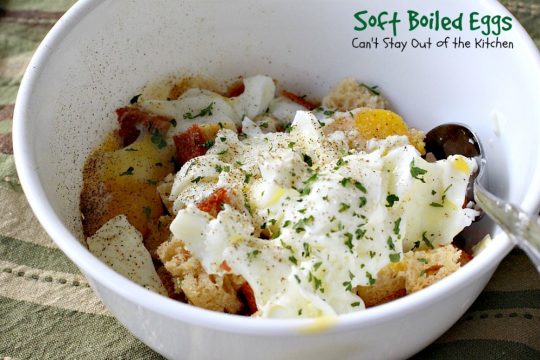Soft Boiled Eggs | Can't Stay Out of the Kitchen | this scrumptious #breakfast entree is so quick and easy to make yet, very big on taste. I used #glutenfree #bread. #eggs