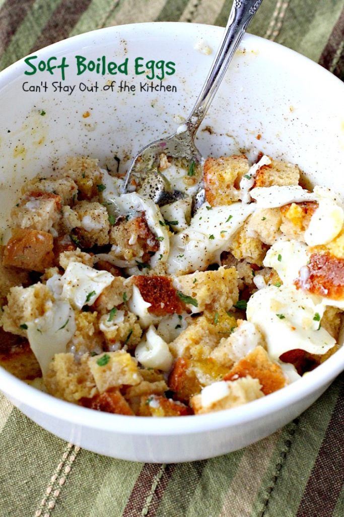 Soft Boiled Eggs | Can't Stay Out of the Kitchen | this scrumptious #breakfast entree is so quick and easy to make yet, very big on taste. I used #glutenfree #bread. #eggs