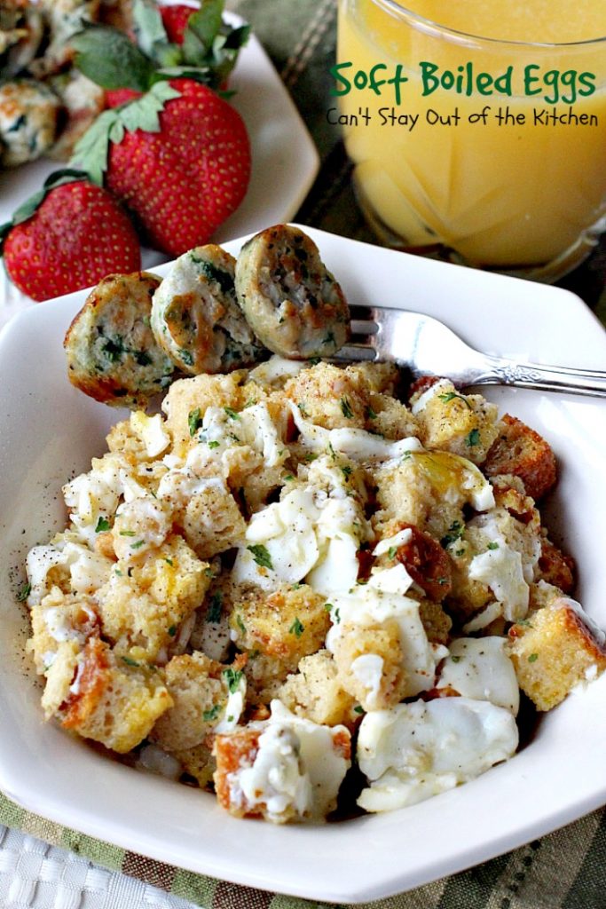 Soft Boiled Eggs | Can't Stay Out of the Kitchen | this scrumptious #breakfast entree is so quick and easy to make yet, very big on taste. I used #glutenfree #bread. #eggs