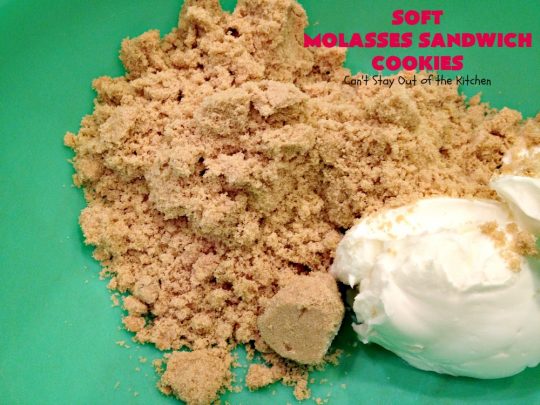 Soft Molasses Sandwich Cookies | Can't Stay Out of the Kitchen | these are always one of our most requested #cookies at #Christmas. Everybody loves them! #molasses #dessert #whoopiepie