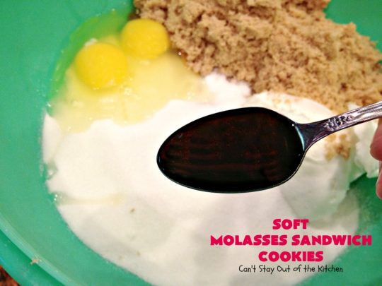 Soft Molasses Sandwich Cookies | Can't Stay Out of the Kitchen | these are always one of our most requested #cookies at #Christmas. Everybody loves them! #molasses #dessert #whoopiepie