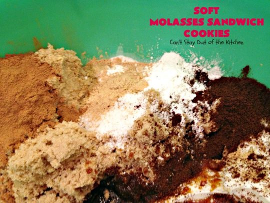 Soft Molasses Sandwich Cookies | Can't Stay Out of the Kitchen | these are always one of our most requested #cookies at #Christmas. Everybody loves them! #molasses #dessert #whoopiepie