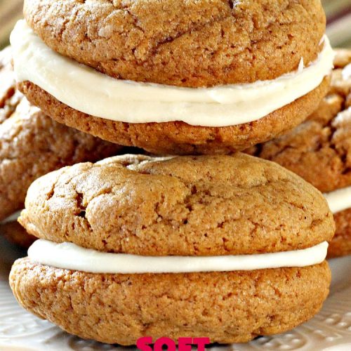 Soft Molasses Sandwich Cookies | Can't Stay Out of the Kitchen | these are always one of our most requested #cookies at #Christmas. Everybody loves them! #molasses #dessert #whoopiepie