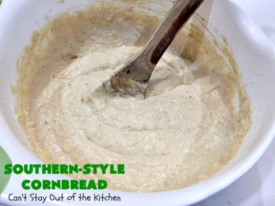 Southern-Style Cornbread | Can't Stay Out of the Kitchen | this is one of the BEST #cornbread #recipes you'll ever eat! It's so mouthwatering & delicious it's like eating #dessert! Every bite will have you coming back for more. #Southern #molasses #SouthernCornbread #SouthernStyleCornbread #cornmeal #MoistCornbread #BestCornbread #Fall #FallBaking