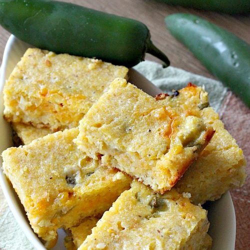 Southwestern Spoon Bread | Can't Stay Out of the Kitchen | this delicious #SpoonBread is a cross between #CornCasserole & #cornbread. It has rich #TexMex flavor using diced #GreenChilies & #CheddarCheese. #corn #SouthwesternSpoonBread