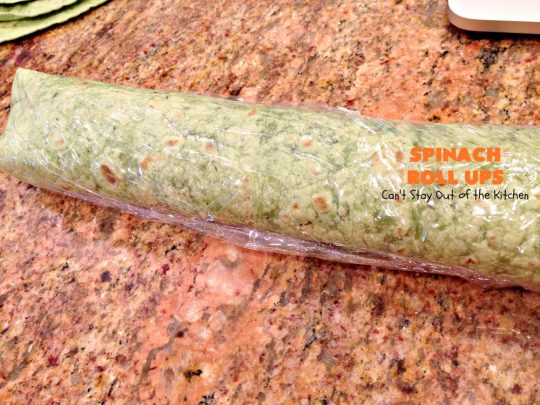 Spinach Roll Ups | Can't Stay Out of the Kitchen | these fantastic #appetizers are one of the best we've ever eaten. They're wonderful for #tailgating, #NewYearsEve or #SuperBowl parties. #spinach #bacon #RanchDressingMix
