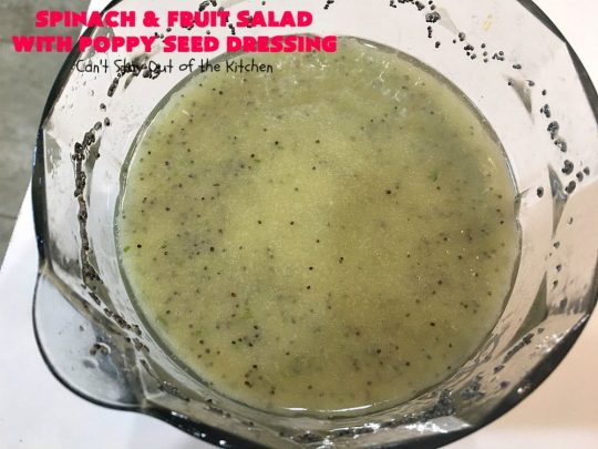 Spinach and Fruit Salad with Poppy Seed Dressing | this is one of our favorite #salad #recipes. It's filled with #strawberries, #Blueberries, #pineapple & #MandarinOranges. It also has #Cashews & #SwissCheese. No one can resist this amazing #TossedSalad! We serve it for company all the time. #holiday #HolidaySalad #TossedSaladWithFruit #SpinachSalad #SpinachAndFruitSaladWithPoppySeedDressing #PoppySeedDressing #GlutenFree #Healthy #HealthySaladRecipe