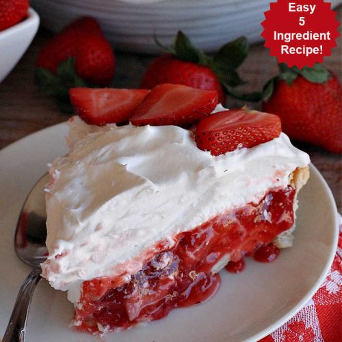 Strawberry Cream Pie | Can't Stay Out of the Kitchen | this outrageous #StrawberryCreamPie #recipe will knock your socks off! It uses only 5 ingredients and is easy enough to make even for beginners. Wow your company, friends or family with this amazing #dessert. #pie #StrawberryPie #strawberries, #EasyStrawberryPie #5IngredientRecipe #StrawberryDessert #BestStrawberryPie #BestStrawberryCreamPie #holiday #HolidayDessert #ValentinesDay #Christmas #MothersDay