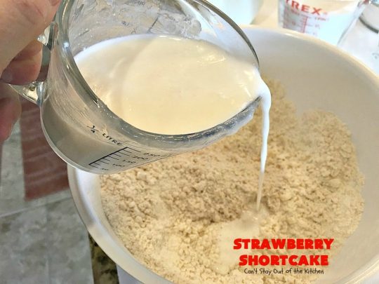 The BEST Strawberry Shortcake | Can't Stay Out of the Kitchen | This mouthwatering #dessert is terrific for the #FourthofJuly, other summer #holidays, picnics, backyard BBQs or potlucks. #strawberries