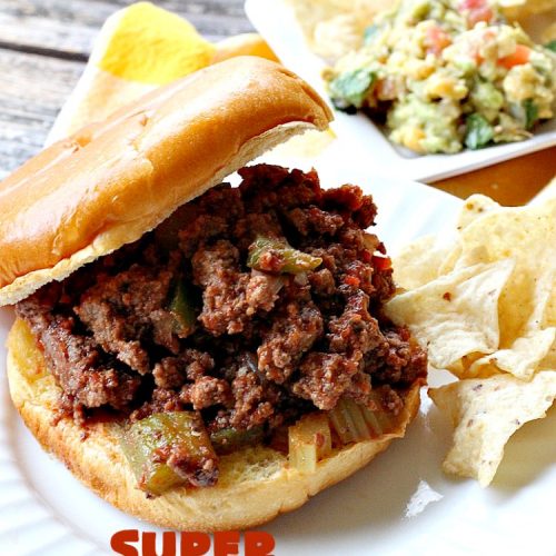 Super Sloppy Joes | Can't Stay Out of the Kitchen | these amazing #sloppyjoes are quick, easy & delicious for weeknight dinners. #beef #sandwiches
