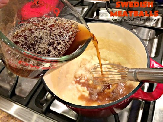 Swedish Meatballs | Can't Stay Out of the Kitchen | this succulent #meatballs recipe can be dinner ready in about 45 minutes. It's quick, easy, kid friendly and delicious! #beef #noodles
