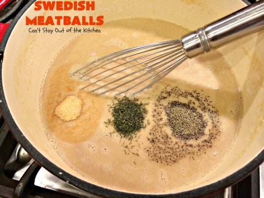 Swedish Meatballs | Can't Stay Out of the Kitchen | this succulent #meatballs recipe can be dinner ready in about 45 minutes. It's quick, easy, kid friendly and delicious! #beef #noodles