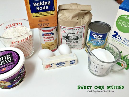 Sweet Corn Muffins | Can't Stay Out of the Kitchen | These #cornmuffins are the BEST! They have humongous #muffin tops and taste fantastic. Fabulous comfort food. #breakfast