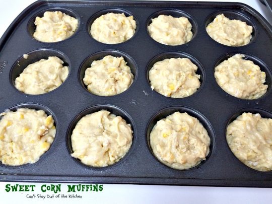 Sweet Corn Muffins | Can't Stay Out of the Kitchen | These #cornmuffins are the BEST! They have humongous #muffin tops and taste fantastic. Fabulous comfort food. #breakfast