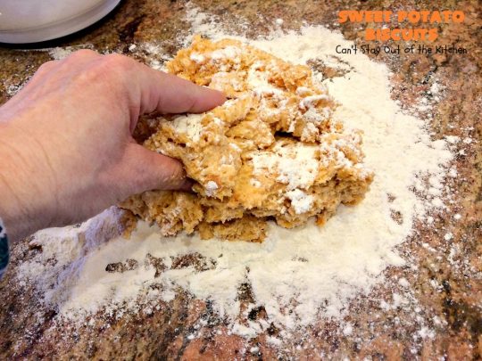 Sweet Potato Biscuits | Can't Stay Out of the Kitchen | fantastic #PaulaDeen #Biscuit #recipe that puffs up nicely & tastes heavenly. Perfect #SideDish for company or #holiday meals. We also enjoy these #biscuits for #Breakfast! #HolidayBreakfast #HolidaySideDish #EasterBreakfast #EasterSideDish #MothersDayBreakfast #MothersDaySideDish #SweetPotatoBiscuits #PaulaDeenSweetPotatoBiscuits #BestHomemadeBiscuitsRecipe