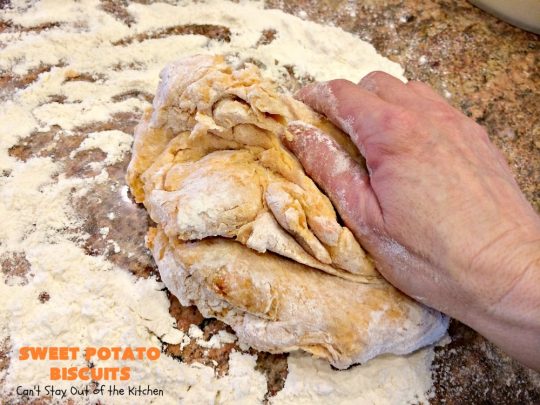 Sweet Potato Biscuits | Can't Stay Out of the Kitchen | fantastic #PaulaDeen #Biscuit #recipe that puffs up nicely & tastes heavenly. Perfect #SideDish for company or #holiday meals. We also enjoy these #biscuits for #Breakfast! #HolidayBreakfast #HolidaySideDish #EasterBreakfast #EasterSideDish #MothersDayBreakfast #MothersDaySideDish #SweetPotatoBiscuits #PaulaDeenSweetPotatoBiscuits #BestHomemadeBiscuitsRecipe