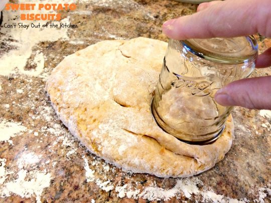 Sweet Potato Biscuits | Can't Stay Out of the Kitchen | fantastic #PaulaDeen #Biscuit #recipe that puffs up nicely & tastes heavenly. Perfect #SideDish for company or #holiday meals. We also enjoy these #biscuits for #Breakfast! #HolidayBreakfast #HolidaySideDish #EasterBreakfast #EasterSideDish #MothersDayBreakfast #MothersDaySideDish #SweetPotatoBiscuits #PaulaDeenSweetPotatoBiscuits #BestHomemadeBiscuitsRecipe