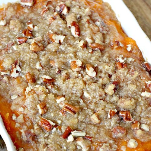 Sweet Potato Casserole | Can't Stay Out of the Kitchen