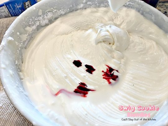 Swig Cookie Blondies | Can't Stay Out of the Kitchen | these blondies are divine! The sour cream icing is spectacular. We loved these #cookies. #dessert