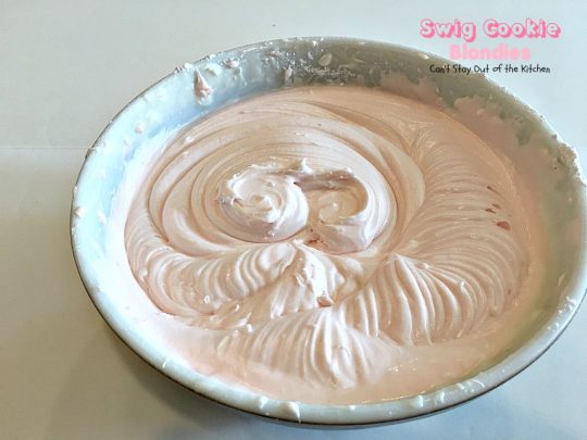 Swig Cookie Blondies | Can't Stay Out of the Kitchen | these blondies are divine! The sour cream icing is spectacular. We loved these #cookies. #dessert