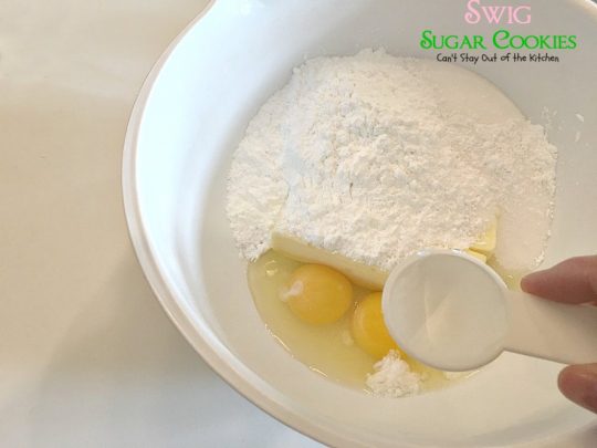 Swig Sugar Cookies | Can't Stay Out of the Kitchen | these #cookies are absolutely divine! One of the BEST you'll ever eat. Great for #holiday baking. #dessert