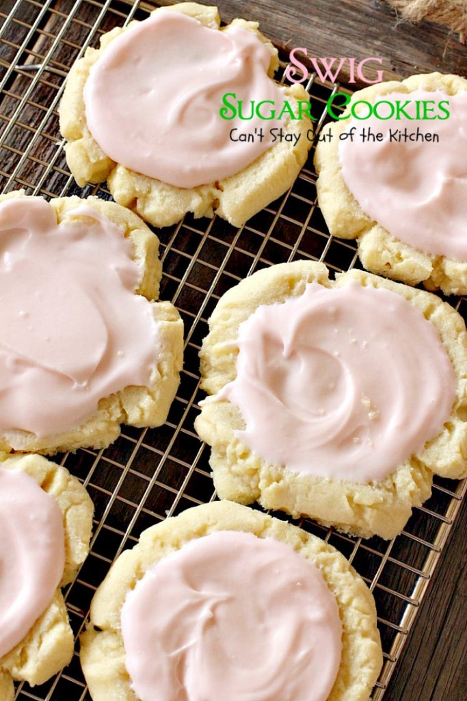 Swig Sugar Cookies | Can't Stay Out of the Kitchen | these #cookies are absolutely divine! One of the BEST you'll ever eat. Great for #holiday baking. #dessert