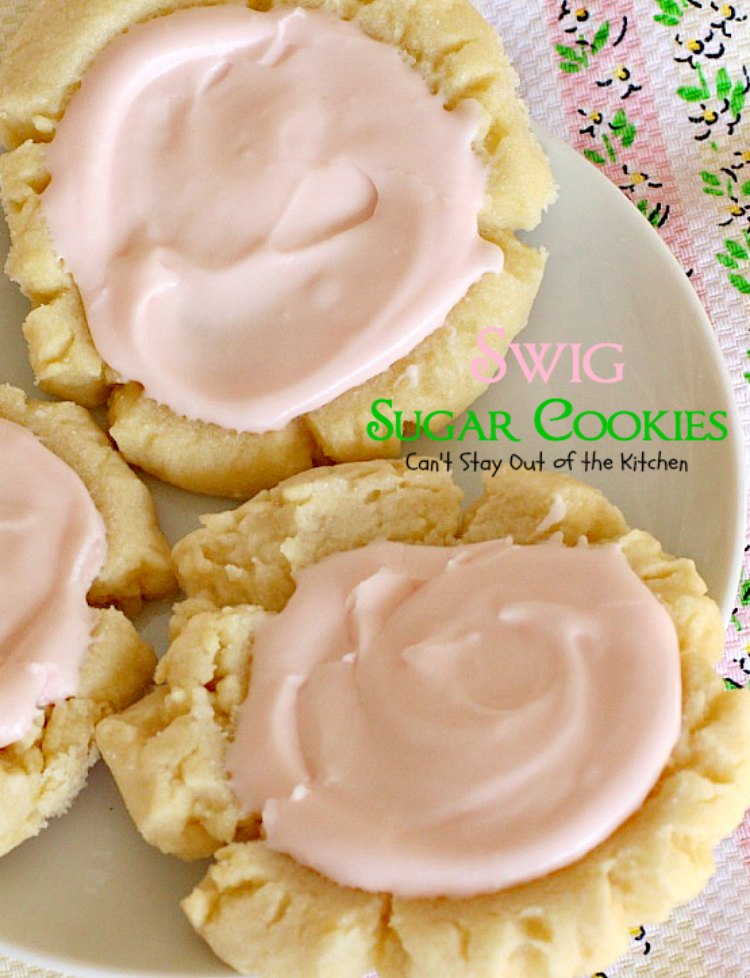 Swig Sugar Cookies | Can't Stay Out of the Kitchen | these #cookies are absolutely divine! One of the BEST you'll ever eat. Great for #holiday baking. #dessert