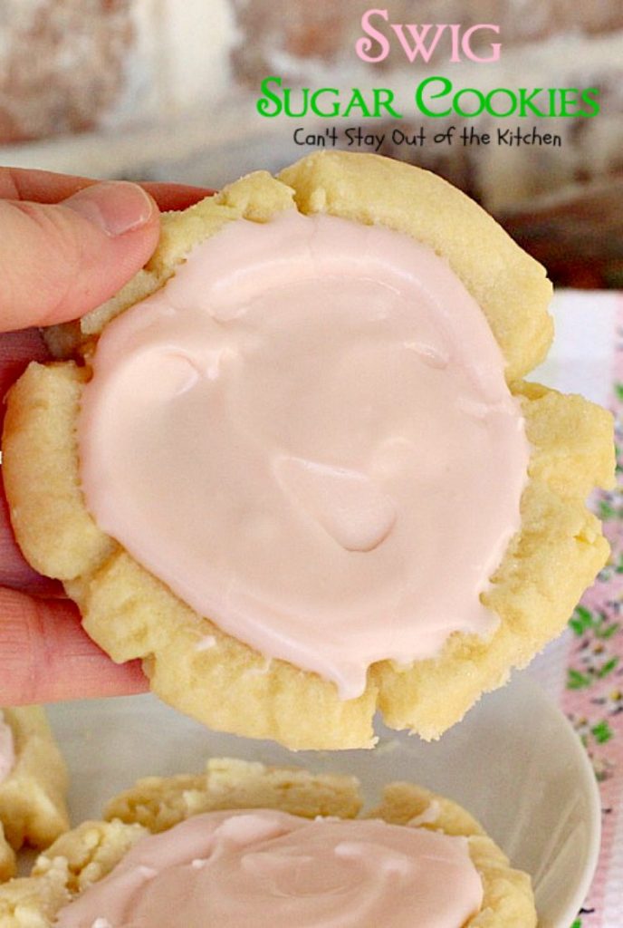 Swig Sugar Cookies | Can't Stay Out of the Kitchen | these #cookies are absolutely divine! One of the BEST you'll ever eat. Great for #holiday baking. #dessert