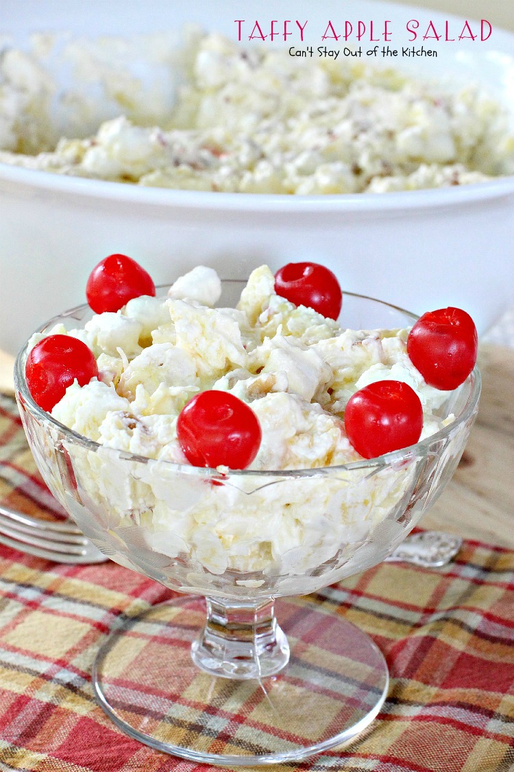 Taffy Apple Salad | Can't Stay Out of the Kitchen