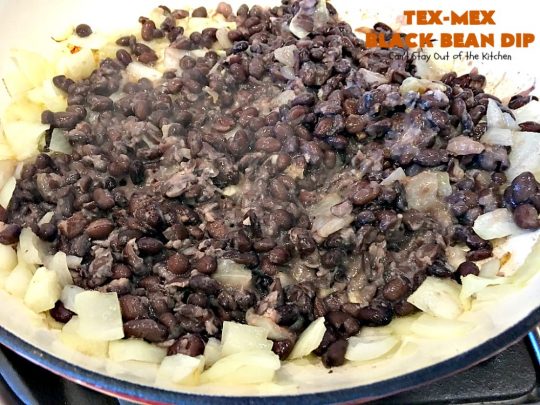 Tex-Mex Black Bean Dip | Can't Stay Out of the Kitchen | This #TexMex dip is amazing. It's one of the best #appetizers we've ever eaten. #blackbeans #cheese #salsa #glutenfree