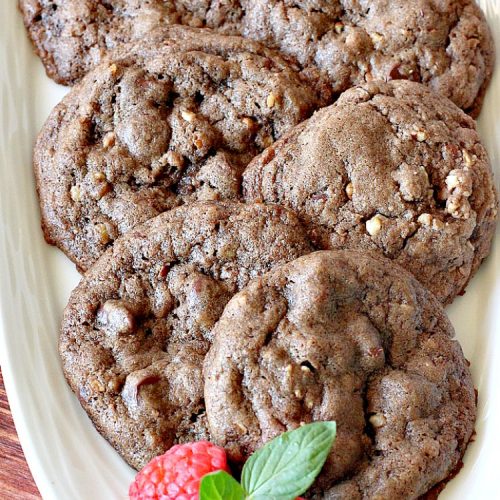 Texas Chocolate Chip Pecan Cookies | Can't Stay Out of the Kitchen | these fantastic #chocolate #cookies are dynamite! They're filled with #ChocolateChips & #pecans. They're soft but crunchy & melt-in-your-mouth good. Great for #holiday #baking & #ChristmasCookieExchanges. #dessert #tailgating #ChocolateDessert #HolidayDessert #HolidayBaking #TexasChocolateChipPecanCookies