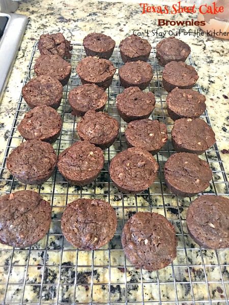 Texas Sheet Cake Brownies | Can't Stay Out of the Kitchen | oh my goodness, these #brownies are so amazing. If you're a #chocolate lover you won't be able to get enough of them! #dessert #tailgating