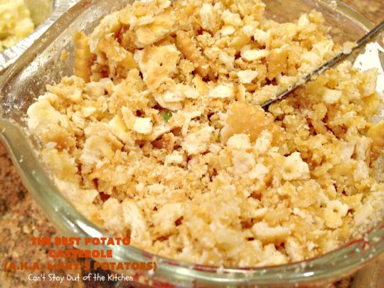 The Best Potato Casserole (a.k.a. Mary's Potatoes) | Can't Stay Out of the Kitchen | this is our absolute favorite #potato #casserole recipe. It's so creamy & delicious. It's perfect to make for company or #holiday dinners like #Thanksgiving or #Christmas.
