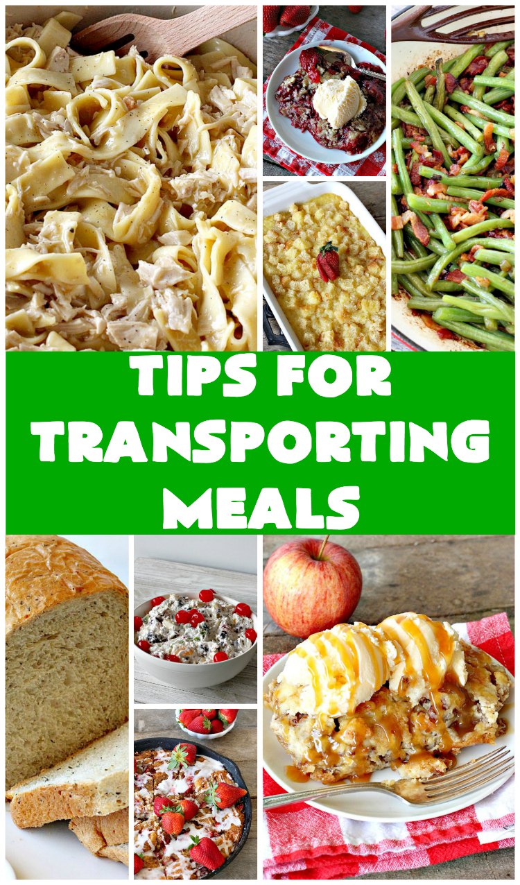 Tips for Transporting Meals | Can't Stay Out of the Kitchen | easy ways and #tips to make taking #meals to others easier on yourself & your recipient! #food #transportingmeals