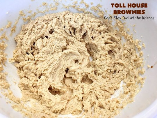 Toll House Brownies | Can't Stay Out of the Kitchen | this scrumptious #dessert takes the best of #TollHouse #cookies & puts them in #brownie form. Then a #chocolate icing is drizzled over top. Absolutely mouthwatering. #tailgating