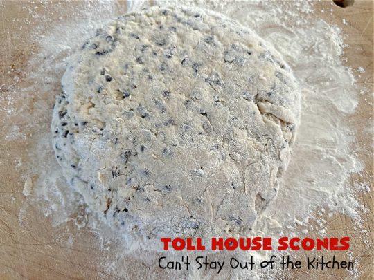 Toll House Scones | Can't Stay Out of the Kitchen | #TollHouseScones are some of the best #scones you'll ever eat. This drool-worthy #breakfast or #brunch entree is perfect for a weekend, company or #holiday breakfast. They're chocked full of #ChocolateChips & drizzled with #chocolate icing. Every bite will have you swooning! #TollHouse #HolidayBreakfast